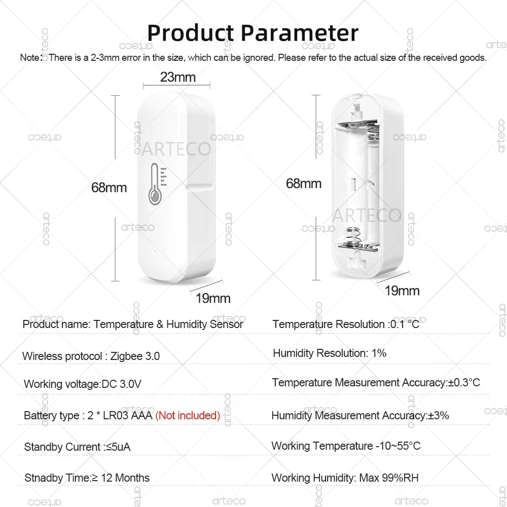 Indoor Temperature And Humidity Sensor